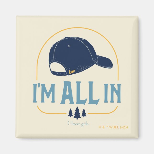 Gilmore Girls I’m All In Luke’s Hat Magnet (Framsidan)
