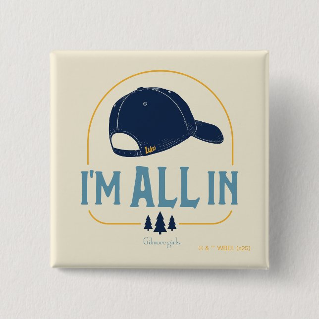 Gilmore Girls I'm All In Luke's Hatt Knapp (Framsida)