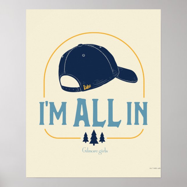 Gilmore Girls I'm All In Luke's Hatt Poster (Framsidan)