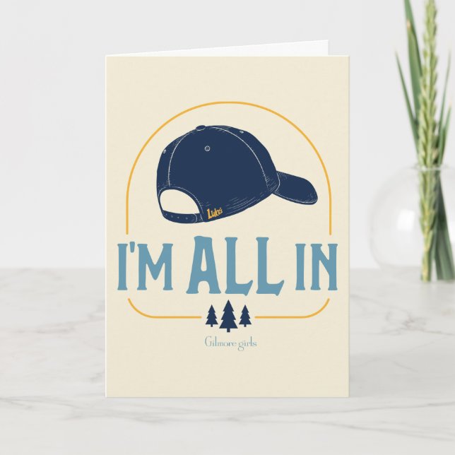 Gilmore Girls, jag är alla i Luke's Hat Kort (Framsida)