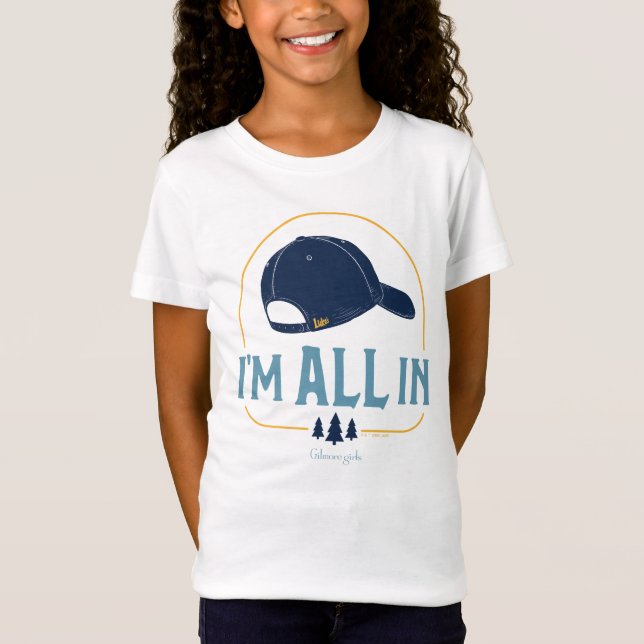 Gilmore Girls, jag är alla i Luke's Hat T Shirt (Framsida)