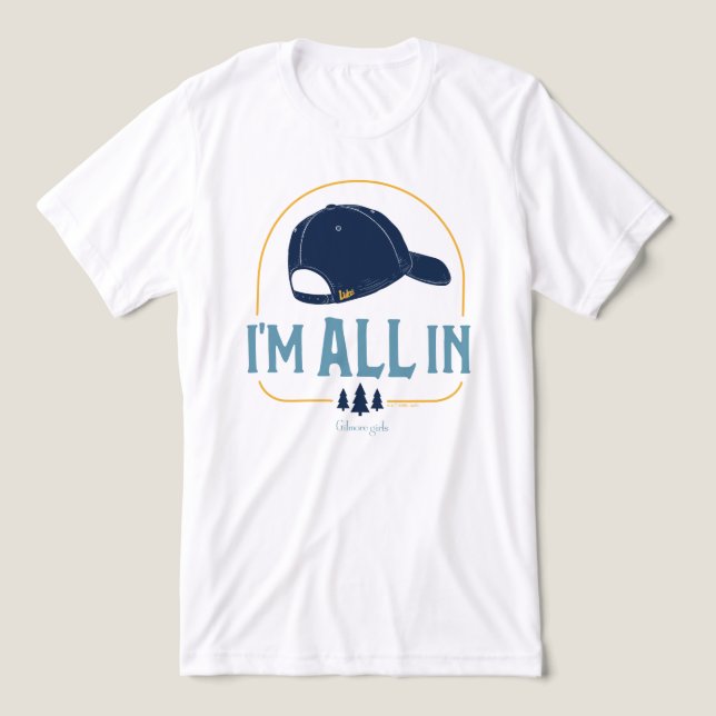 Gilmore Girls, jag är alla i Luke's Hat T Shirt (Design Framsida)