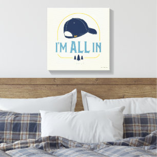 Gilmore Girls Jag är helt för Luke's hatt Canvastryck