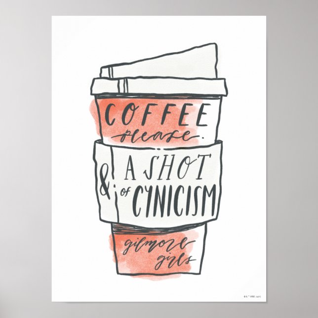 Gilmore Girls | Kaffe Poster (Framsidan)
