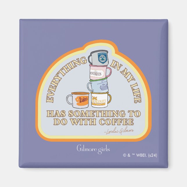 Gilmore Girls | Kaffeoffertgrafik Magnet (Framsidan)