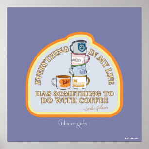 Gilmore Girls Kaffeoffertgrafik Poster