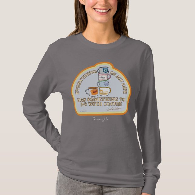 Gilmore Girls | Kaffeoffertgrafik T Shirt (Framsida)