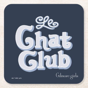 Gilmore Girls Klubb av Le Chatta Underlägg Papper Kvadrat