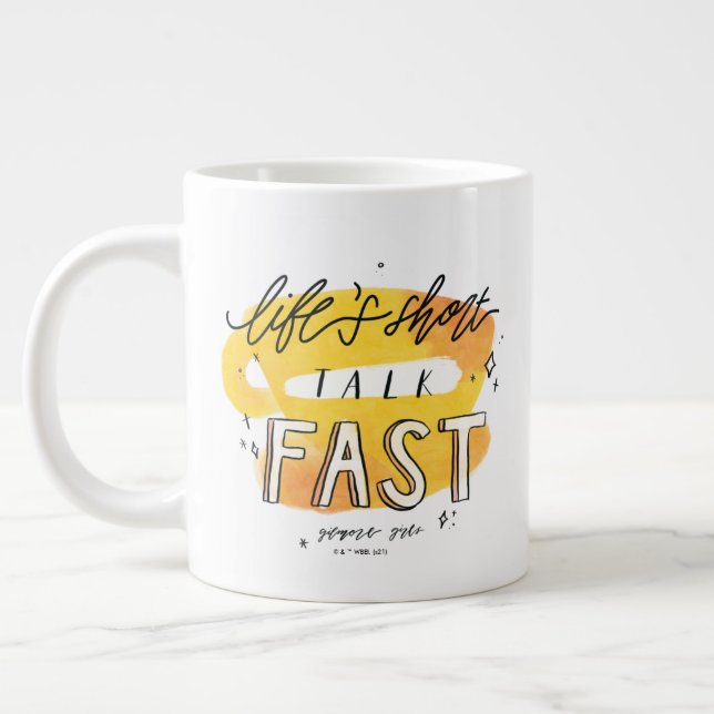 Gilmore Girls | Life's Kort Talk Fast Jumbo Mugg (Vänster)