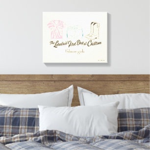 Gilmore Girls Lorelai Chilton Klänningsdesign Canvastryck
