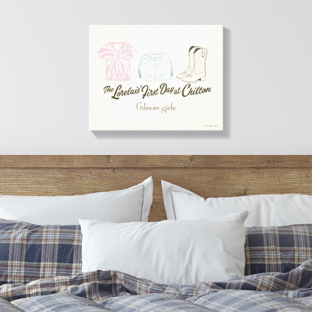 Gilmore Girls Lorelai Chilton Klänningsdesign Canvastryck (Insitu (sovrum))
