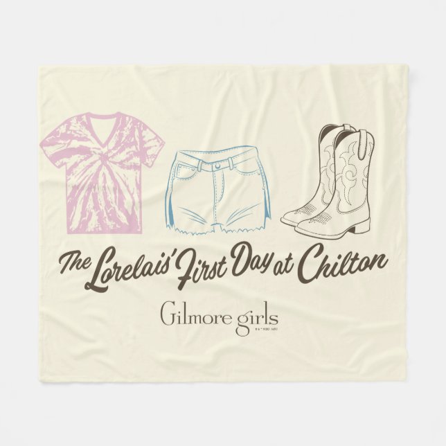 Gilmore Girls Lorelai Chilton Outfit Design Fleecefilt (Framsidan (Horisontell))