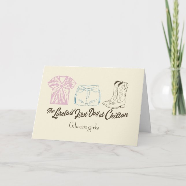 Gilmore Girls Lorelai Chilton Outfit Design Kort (Framsida)