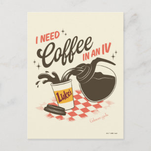 Gilmore Girls Luke's Coffee IV-citat Vykort