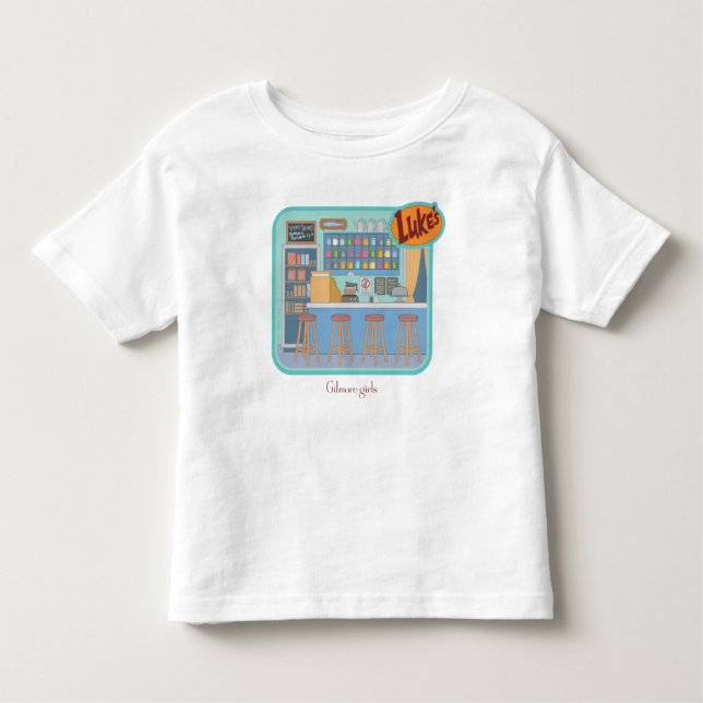 Gilmore Girls | Lukes Diner Grafik T Shirt (Framsida)