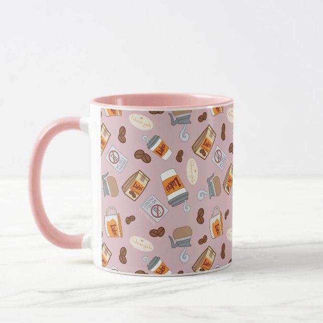 Gilmore Girls | Luke's Middag Coffee Mönster Mugg (Vänster)