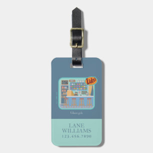 Gilmore Girls Luke's Middag Graphic Bagagebricka