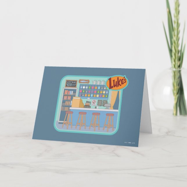 Gilmore Girls | Luke's Middag Graphic Kort (Framsida)