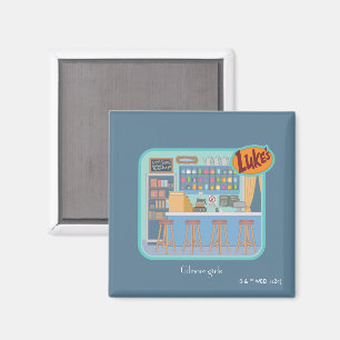 Gilmore Girls Luke's Middag Graphic Magnet