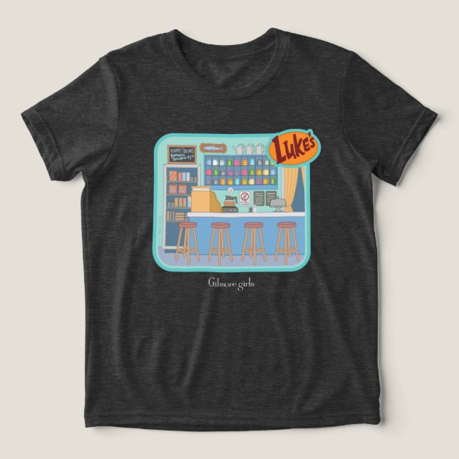 Gilmore Girls | Luke's Middag Graphic T Shirt (Design Framsida)