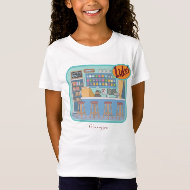 Gilmore Girls | Luke's Middag Graphic T Shirt (Framsida)