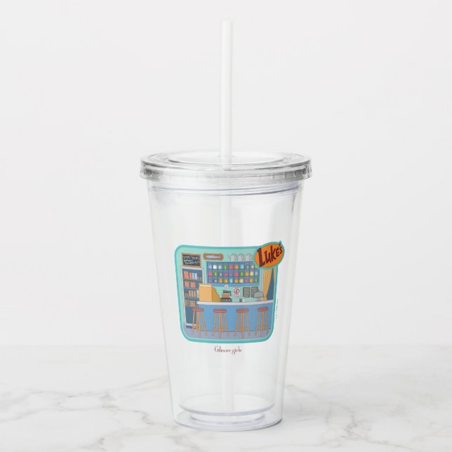 Gilmore Girls | Luke's Middag Graphic Take Away Mugg (Framsida)