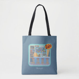 Gilmore Girls Luke's Middag Graphic Tygkasse