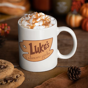 Gilmore Girls Luke's Middag Logotyp Kaffemugg