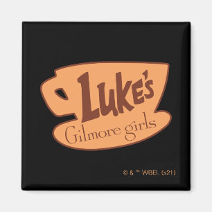 Gilmore Girls Luke's Middag Logotyp Magnet