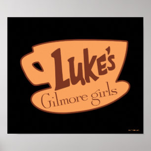 Gilmore Girls   Luke's Middag Logotyp Poster