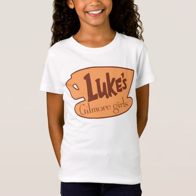 Gilmore Girls | Luke's Middag Logotyp T Shirt (Framsida)