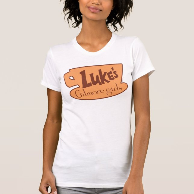 Gilmore Girls | Luke's Middag Logotyp T Shirt (Framsida)