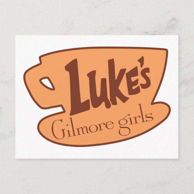 Gilmore Girls | Luke's Middag Logotyp Vykort (Framsida)
