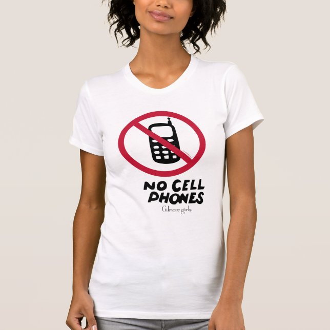 Gilmore Girls | Luke's Middag - No Cell Telefoner T Shirt (Framsida)