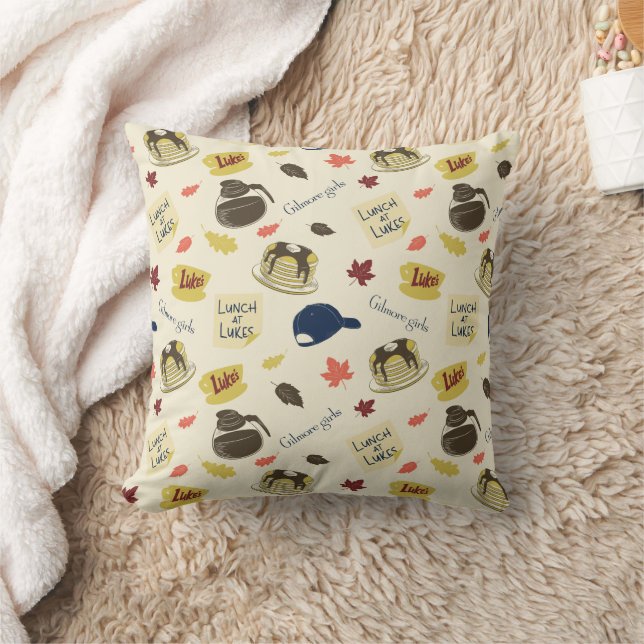 Gilmore Girls Lunch på Luke's Mönster Kudde (Filt)