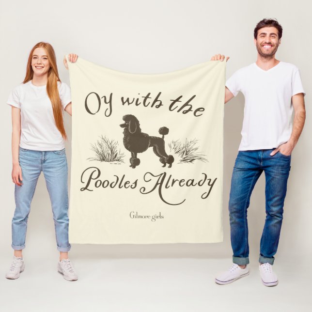 Gilmore Girls | Oy With the PoodlesDesign Fleecefilt (På plats)