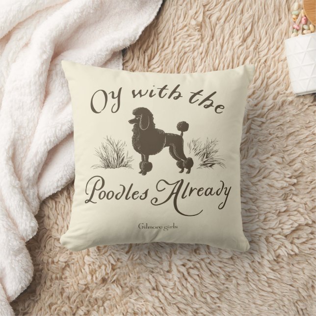 Gilmore Girls | Oy With the PoodlesDesign Kudde (Filt)