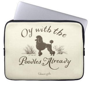 Gilmore Girls Oy With the PoodlesDesign Laptop Fodral