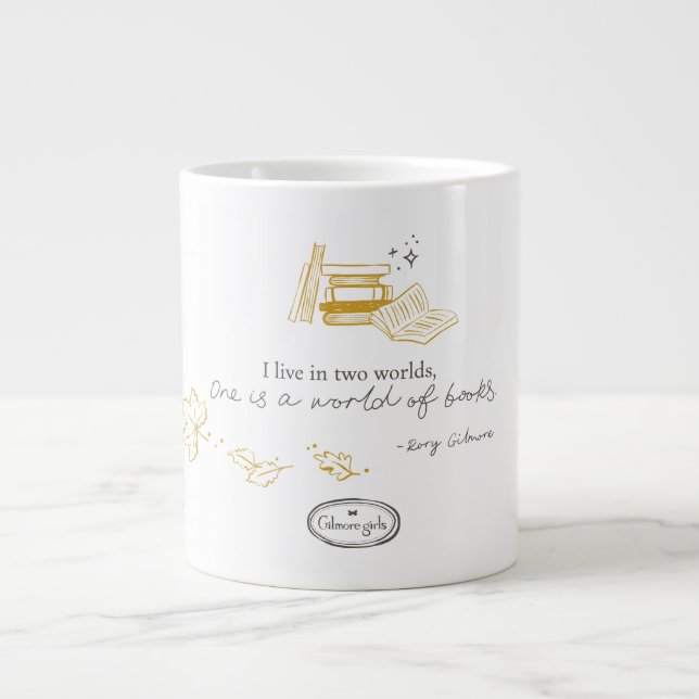 Gilmore Girls Rory Bok Quote Design Jumbo Mugg (Framsidan)