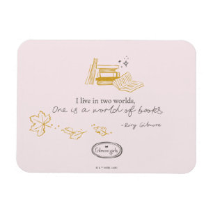 Gilmore Girls Rory Bok Quote Design Magnet