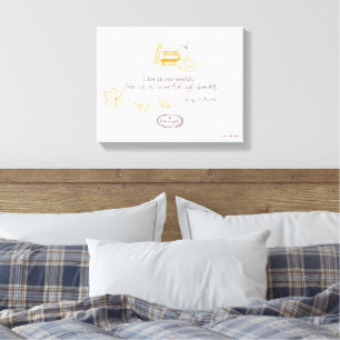 Gilmore Girls Rory Bokcitat Design Canvastryck