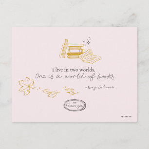 Gilmore Girls Rory Bokcitat-design Vykort