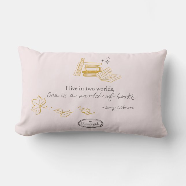 Gilmore Girls Rory Book Quote Design Lumbarkudde (Framsida)