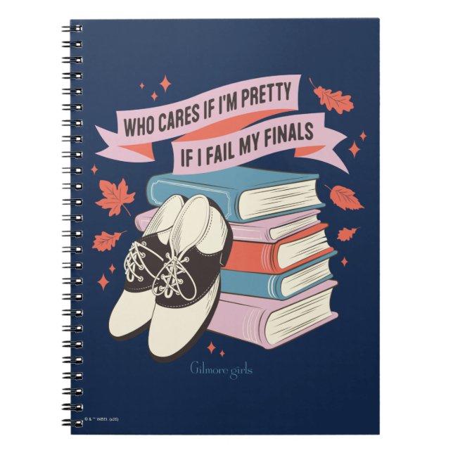 Gilmore Girls Sluttningscitat Design Anteckningsbok (Framsidan)