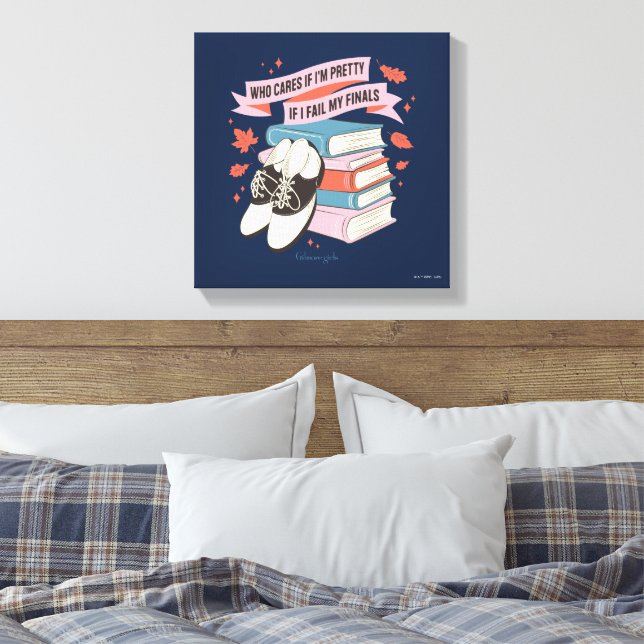 Gilmore Girls Sluttningscitat Design Canvastryck (Insitu (sovrum))
