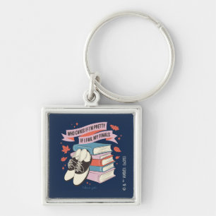 Gilmore Girls Sluttningscitat Design Fyrkantig Silverfärgad Nyckelring