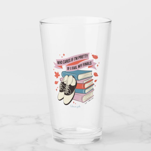 Gilmore Girls Sluttningscitat Design Glaskopp (Framsida)