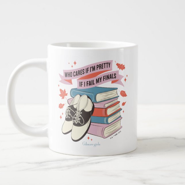 Gilmore Girls Sluttningscitat Design Jumbo Mugg (Vänster)
