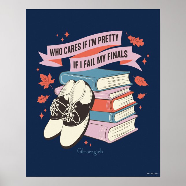 Gilmore Girls Sluttningscitat Design Poster (Framsidan)