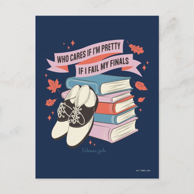 Gilmore Girls Sluttningscitat Design Vykort (Framsida)